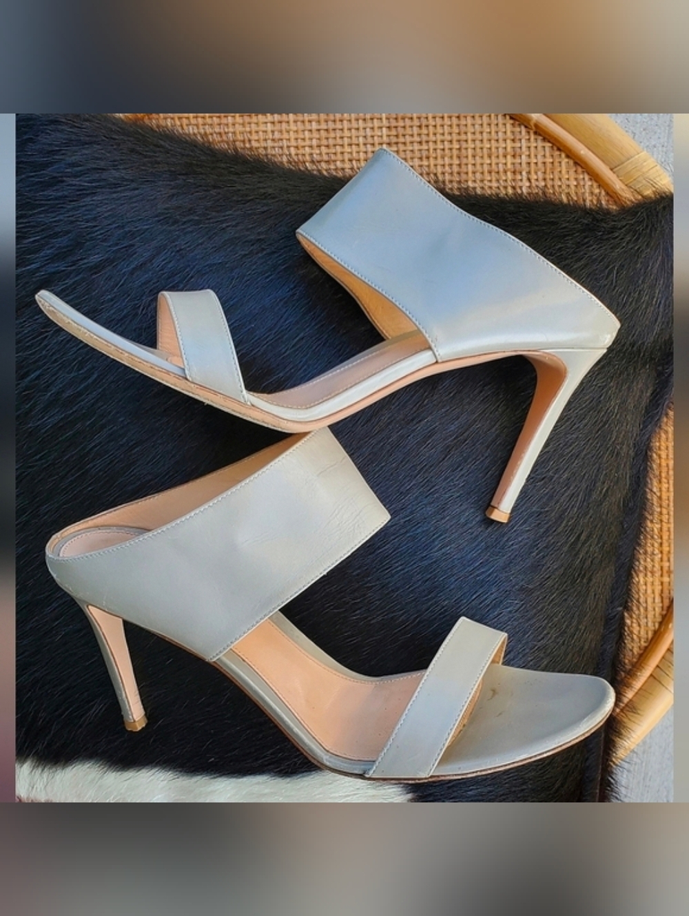Gianvito Rossi Tan Women's Heels Stilettos Sz 39.5